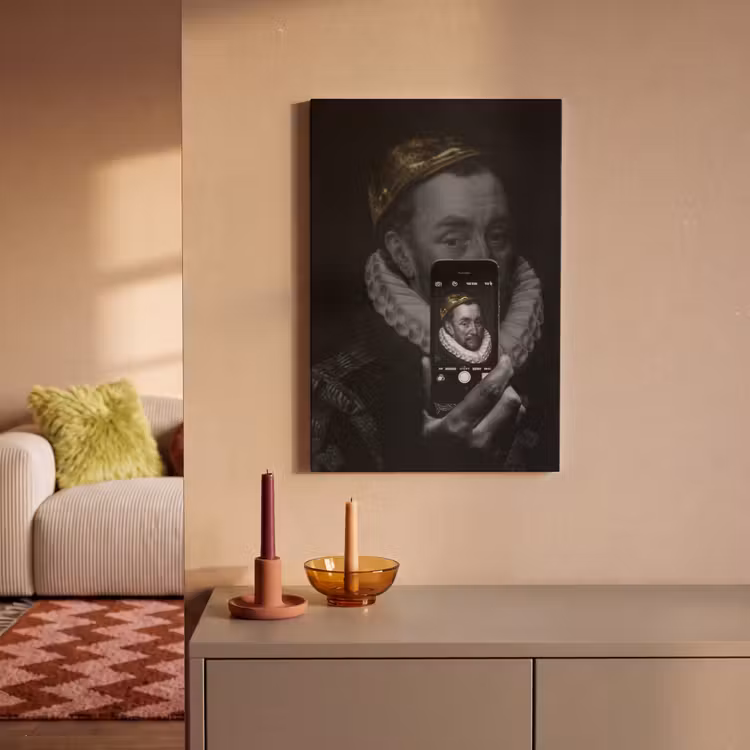 Willem van Oranje - Adriaen Thomasz - Smartphone canvas 2cm klein -sfeer1