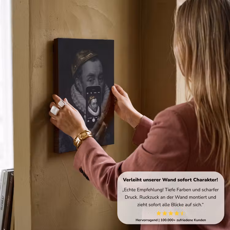 Willem van Oranje - Adriaen Thomasz - Smartphone canvas 2cm klein -Xsfeer7_DE
