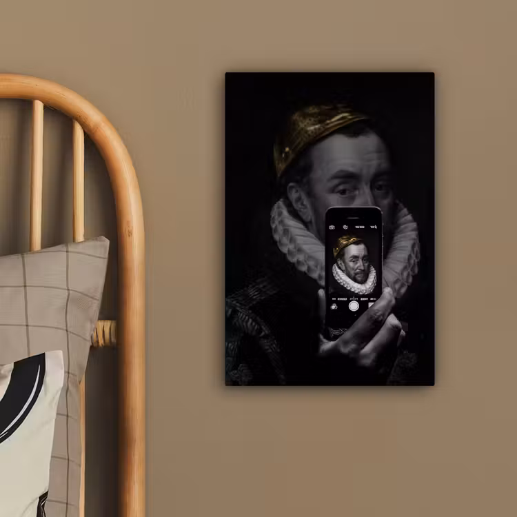 Willem van Oranje - Adriaen Thomasz - Smartphone canvas 2cm klein -sfeer3