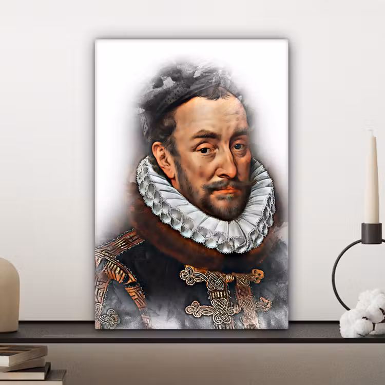 Willem van Oranje - Adriaen Thomasz - Rook canvas 2cm klein -atmosphere_sfeer3_global