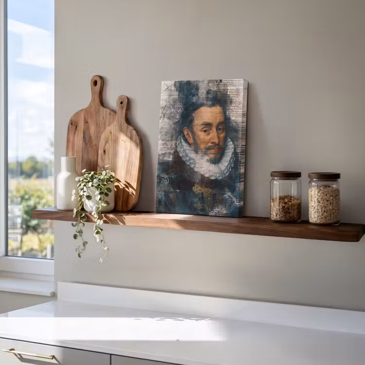 Willem van Oranje - Adriaen Thomasz - Krant canvas 2cm klein -atmosphere_sfeer3_global
