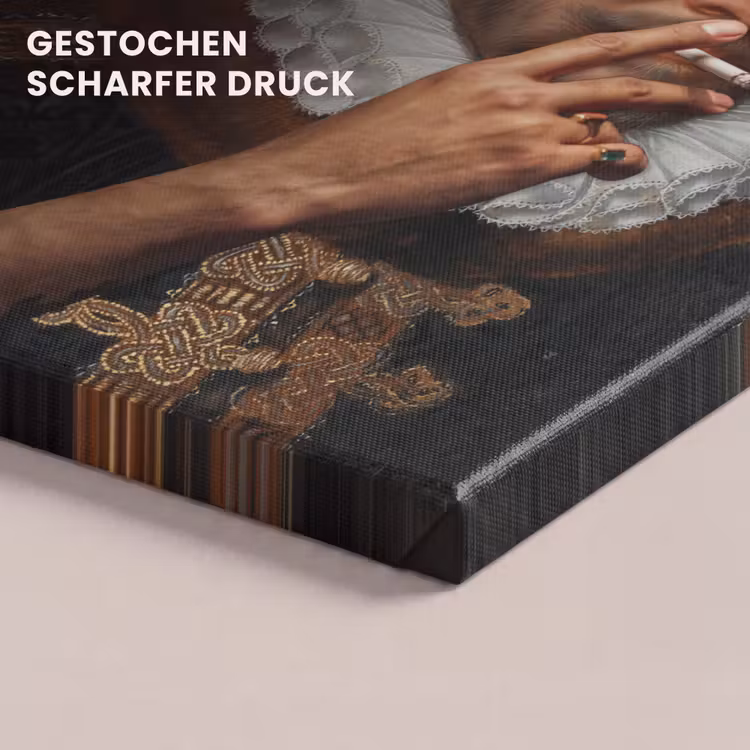 Willem van Oranje - Adriaen Thomasz - Sigaretten - Rook canvas 2cm klein -closeup_print_DE