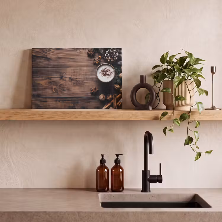 Winter - Houtlook - Stilleven canvas 2cm klein -sfeer3