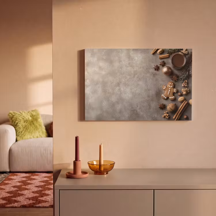 Winter - Kerst - Warm - Eten canvas 2cm klein -sfeer1