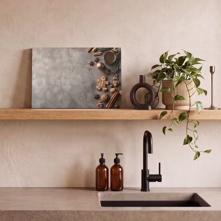 Winter - Kerst - Warm - Eten canvas 2cm klein -sfeer3