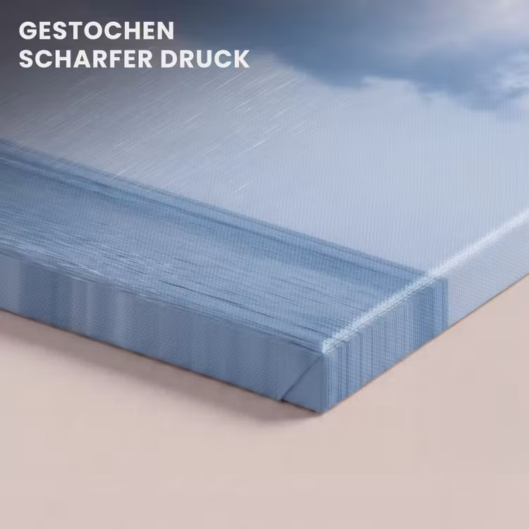 Leinwandbild - Wolke – Regen – Natur - Wolk - Regen - Natuur canvas 2cm klein