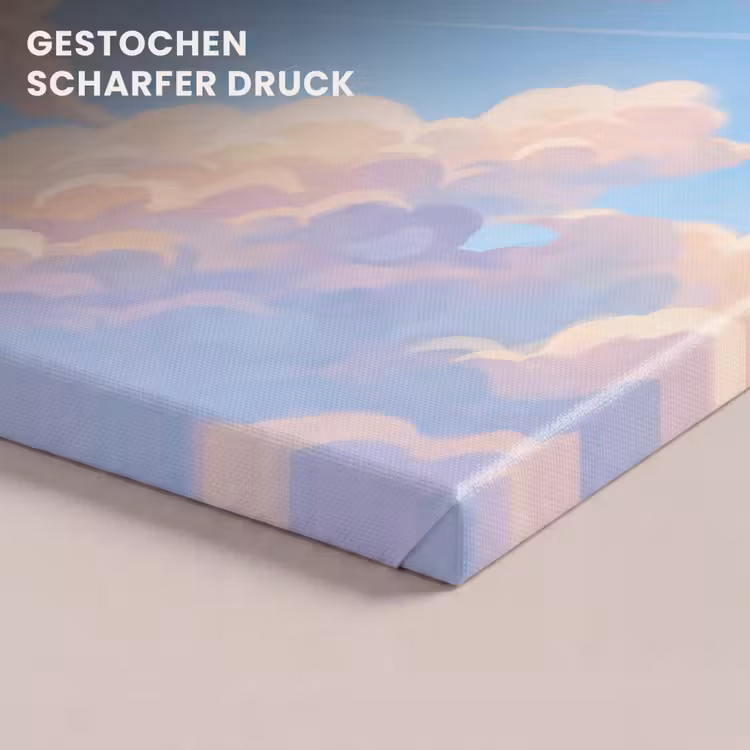 Wolken - Lucht - Natuur - Blauw canvas 2cm klein -closeup_print_DE