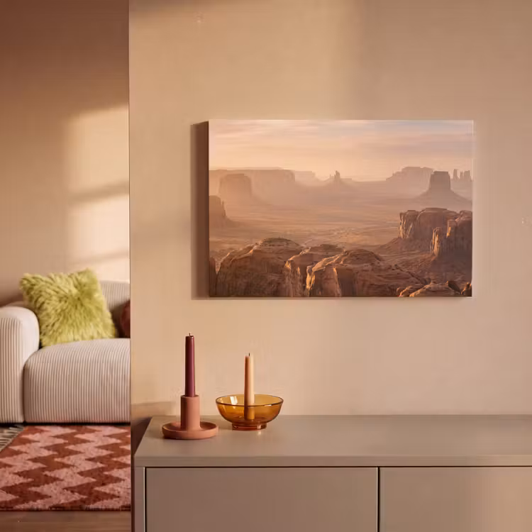 Woestijn - Landschap - Natuur canvas 2cm klein -sfeer1