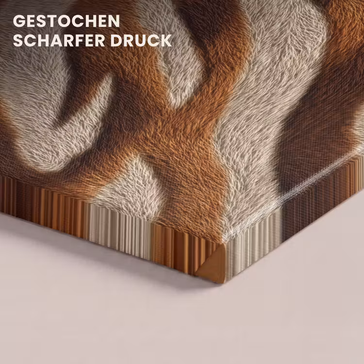 Zebra - Bruin - Patroon canvas 2cm klein 34 -closeup_print_DE