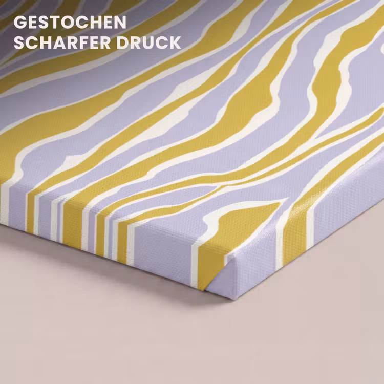 Zebra - Modern - Meerkleurig canvas 2cm klein 34 -closeup_print_DE