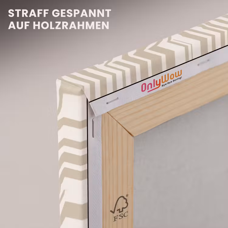 Zebra - Patroon - Beige canvas 2cm klein 34 -uniquesellingpoint_afwerking-onlywow_DE