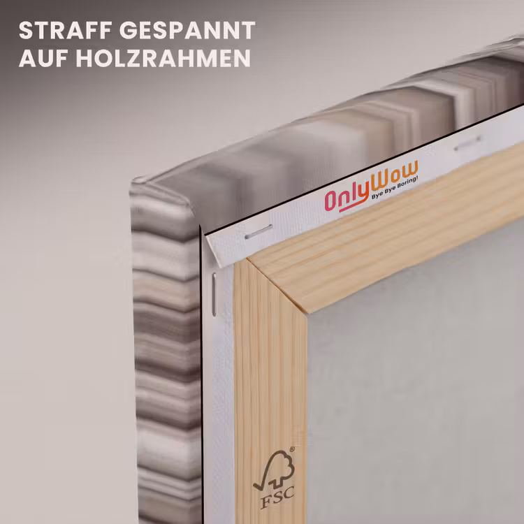 Kranten - Stapel - Nieuws - Vintage - Beige canvas 2cm klein -uniquesellingpoint_afwerking-onlywow_DE