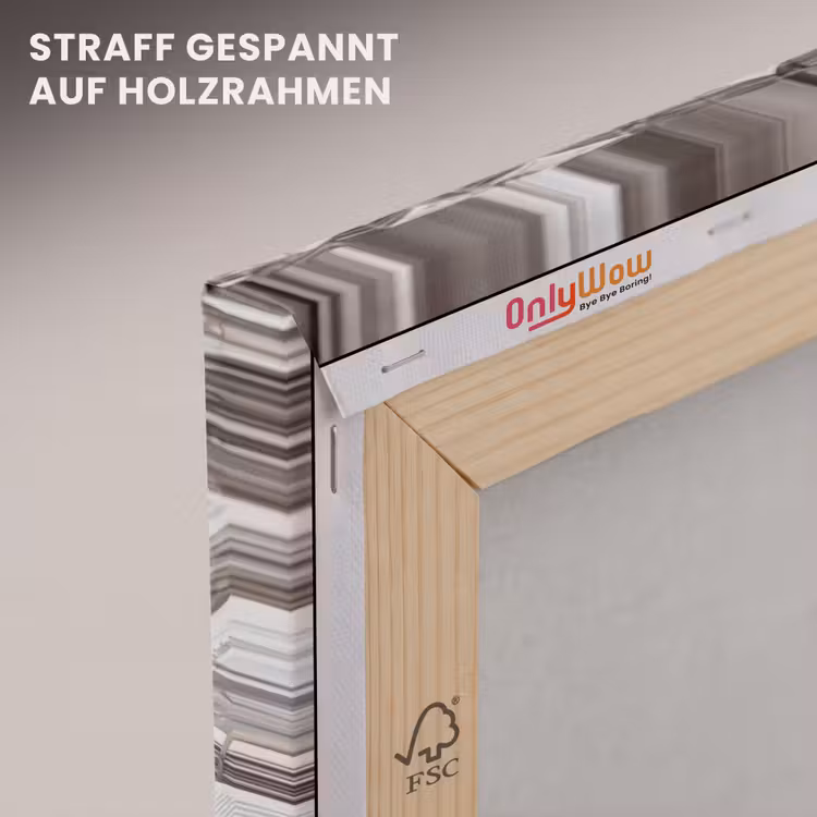 Kranten - Stapels - Touw - Informatie - Vintage canvas 2cm klein -uniquesellingpoint_afwerking-onlywow_DE
