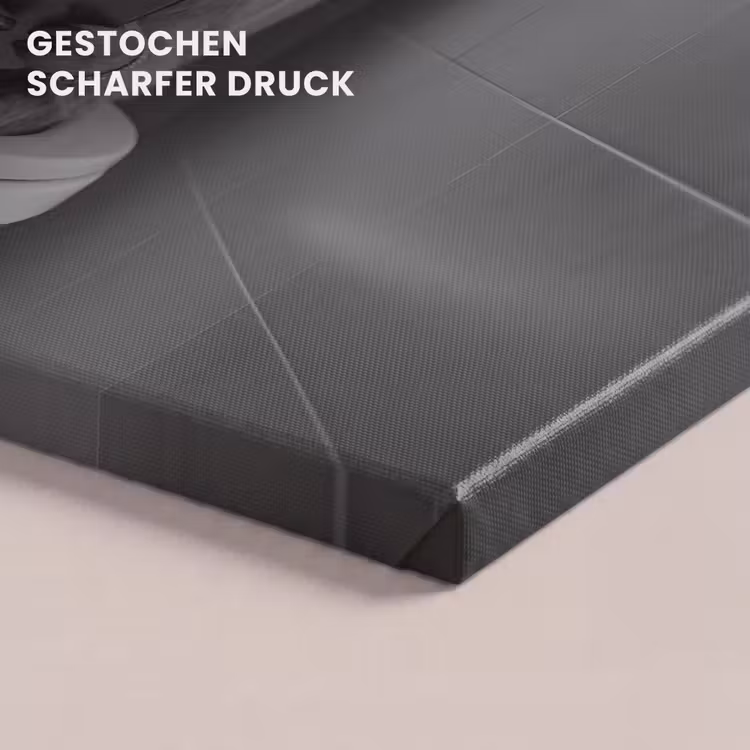 Geit - Telefoon - Toilet - Zwart - Wit canvas 2cm klein -uniquesellingpoint_afwerking-onlywow_DE