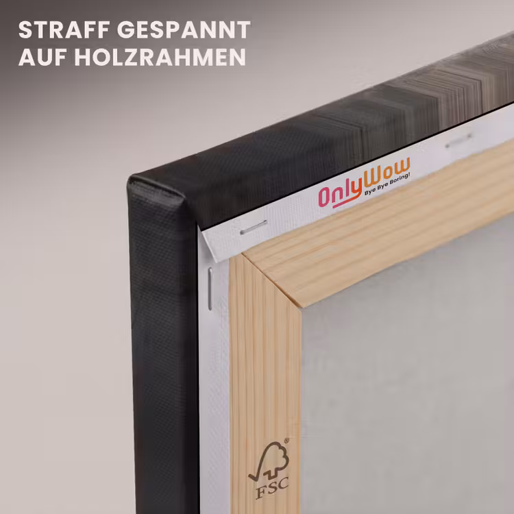 Siergras - Pluimen - Verlichting - Zwart canvas 2cm klein -uniquesellingpoint_afwerking-onlywow_DE