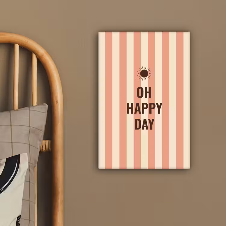 Quote - Zomer - Strepen canvas 2cm klein -sfeer6