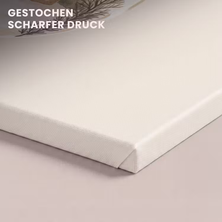 Quote - Winter - Kerst - Beige - Kerstbal canvas 2cm klein -uniquesellingpoint_afwerking-onlywow_DE