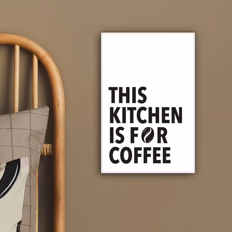 Quotes - Koffie - Bonen - Modern canvas 2cm klein -atmosphere_sfeer3_global