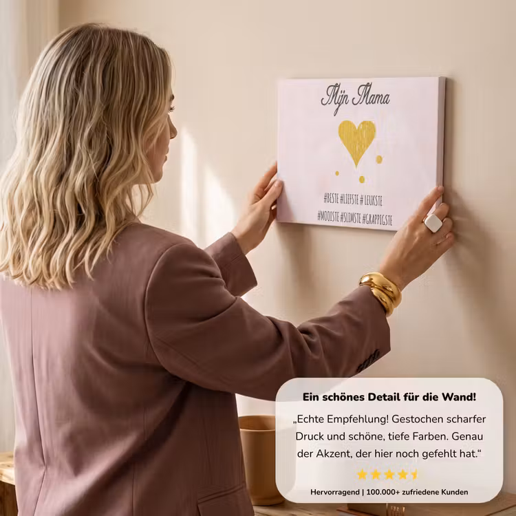 Quotes - Moeder - Spreuken - Mijn mama canvas 2cm klein -sfeer3