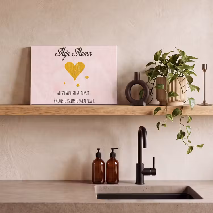 Quotes - Moeder - Spreuken - Mijn mama canvas 2cm klein -sfeer6