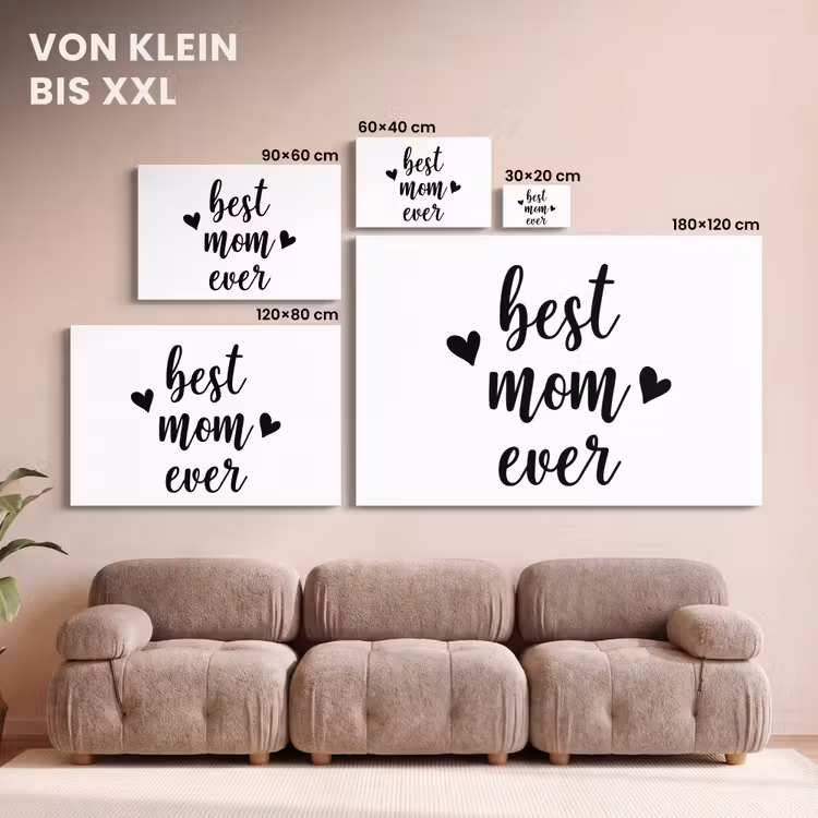 Quotes - Moederdag - Cadeau canvas 2cm klein -closeup_print_DE