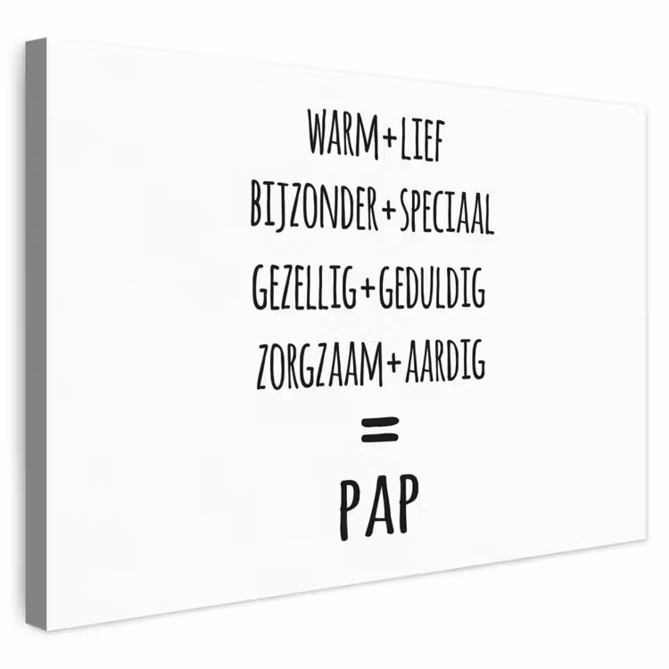 Quotes - Dad definition - Proverbs - Father canvas 2cm klein -3d