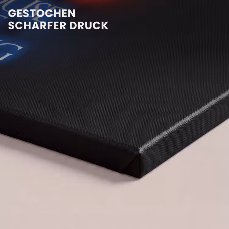 Gaming quotes - Neon - House of gaming - Kroon - Tekst canvas 2cm klein -closeup_print_DE