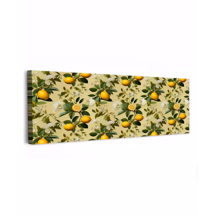 Citroen - Groen - Bloesem canvas 2cm klein 828 -z3d