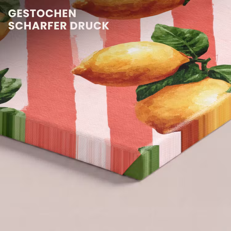 Citroen - Geïllustreerd - Oranje canvas 2cm klein 34 -uniquesellingpoint_afwerking-onlywow_DE