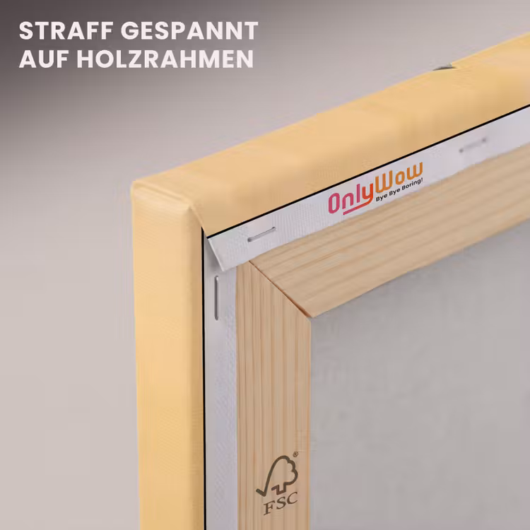Leinwandbild - Zitrone – Stillleben – Modern - Citroen - Stilleven - Modern canvas 2cm klein