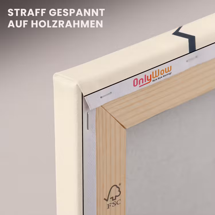 Citroenen - Felgeel - Tak - Bladeren canvas 2cm klein -uniquesellingpoint_afwerking-onlywow_DE