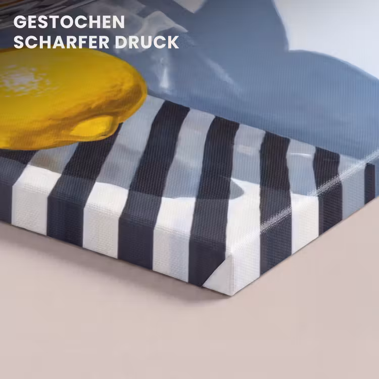 Leinwandbild - Zitronen – Obst – Gelb - Citroenen - Fruit - Geel canvas 2cm klein