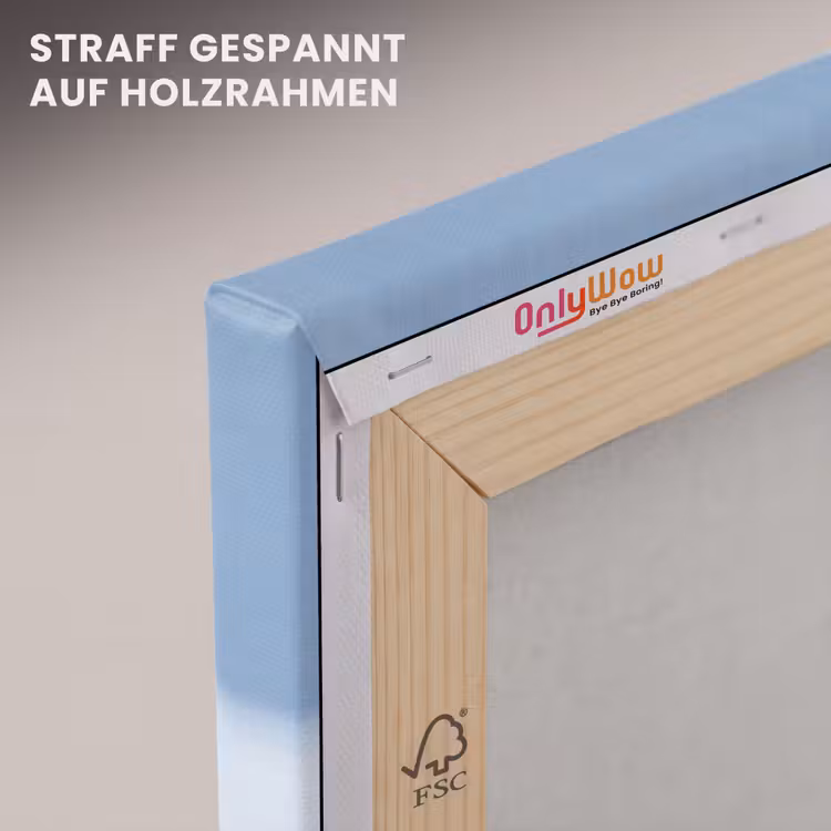 Leinwandbild - Zitronen – Obst – Gelb - Citroenen - Fruit - Geel canvas 2cm klein