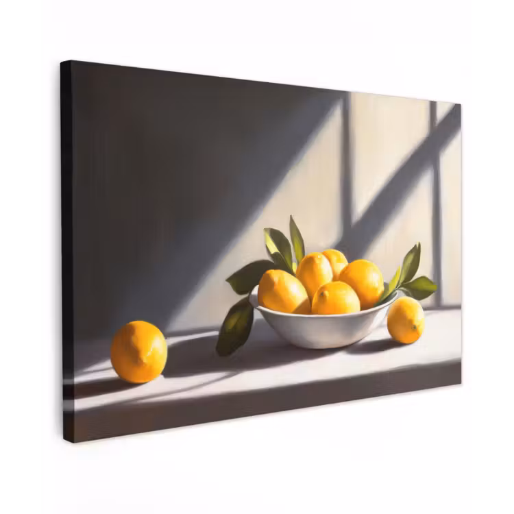 Citroenen - Stilleven - Geel canvas 2cm klein -z3d