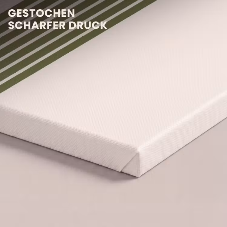 Abstract - Bogen - Modern - Groen - Kunst canvas 2cm klein -closeup_print_DE