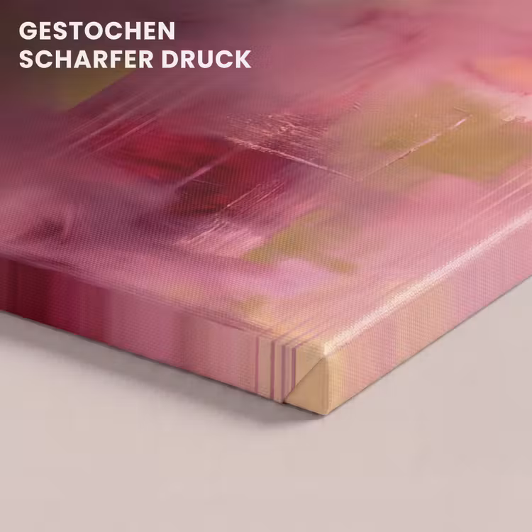 Abstract - Kleuren - Modern - Roze - Paars canvas 2cm klein -closeup_print_DE