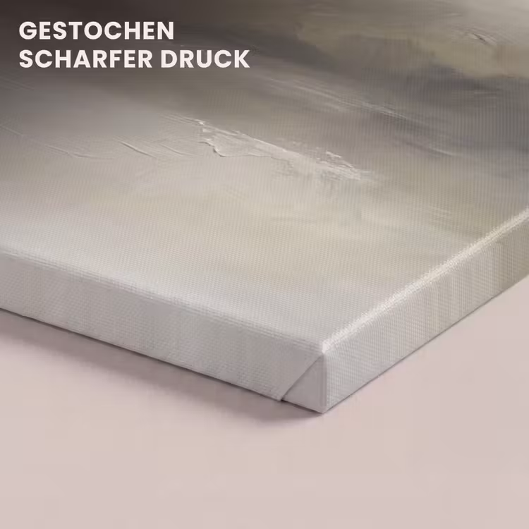 Abstract - Landschap - Nevel - Modern - Grijs canvas 2cm klein -closeup_print_DE