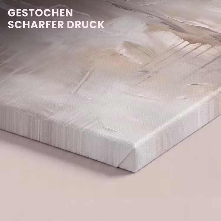 Abstract - Textuur - Kunst - Modern - Beige canvas 2cm klein -closeup_print_DE