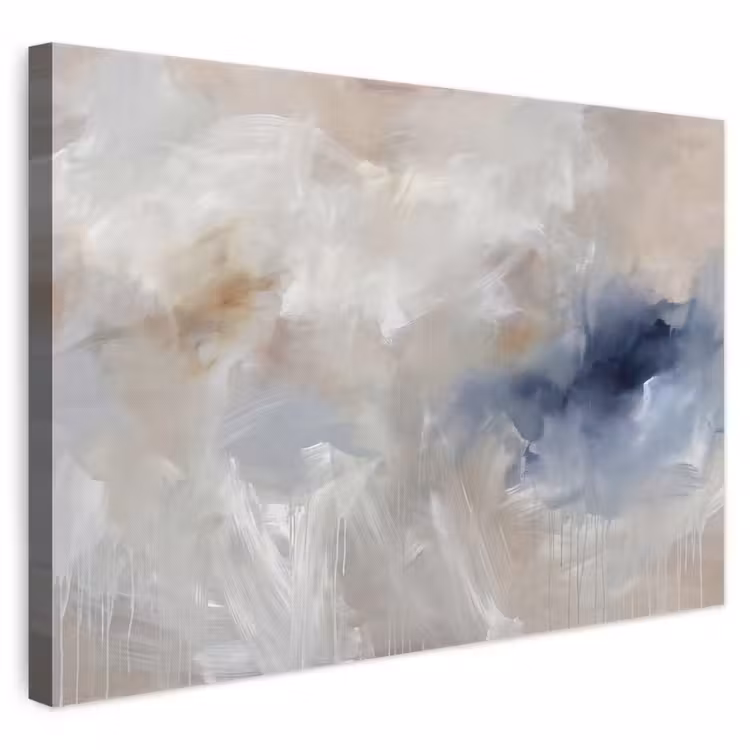 Abstract - Wolken - Sfeer - Modern - Beige canvas 2cm klein -3d