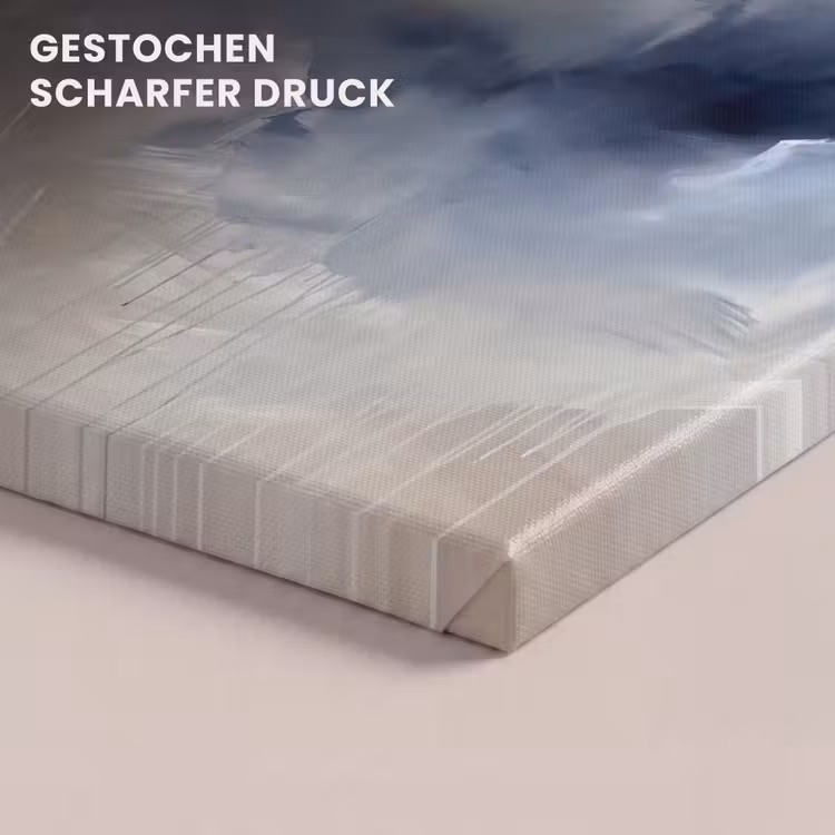 Abstract - Wolken - Sfeer - Modern - Beige canvas 2cm klein -closeup_print_DE