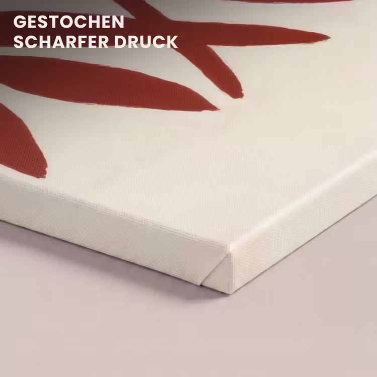 Tak - Bladeren - Rood canvas 2cm klein -closeup_print_DE