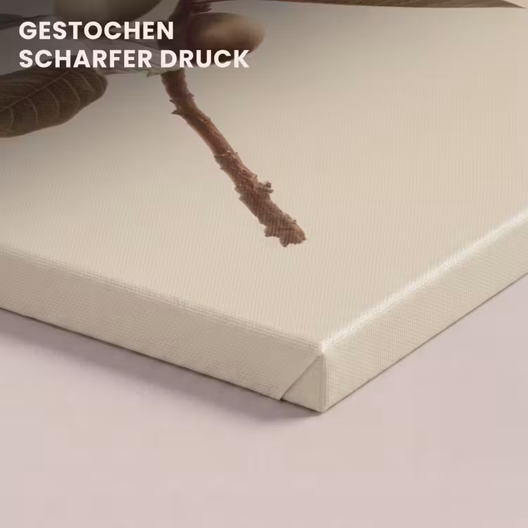 Tak - Groene Bladeren - Vruchten canvas 2cm klein -uniquesellingpoint_afwerking-onlywow_DE