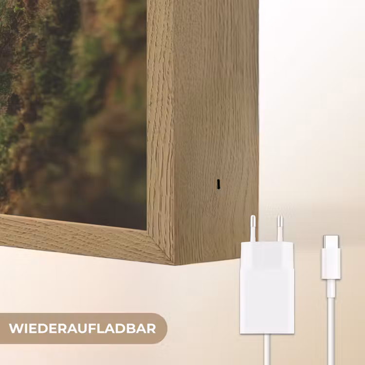 Aap - Boomstronk - Bruin Light Box met batterij (Wandlamp kind) middel -USP_websiteoplaadbaarDE