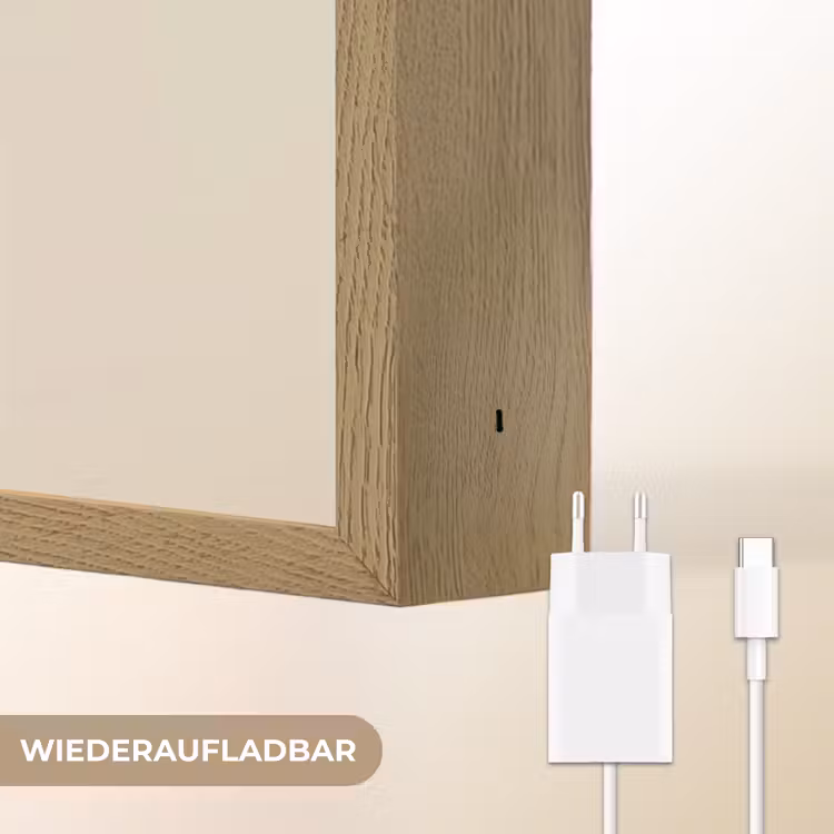 Aap - Roze bloemen - Speels Light Box met batterij (Wandlamp kind) middel -USP_websiteoplaadbaarDE