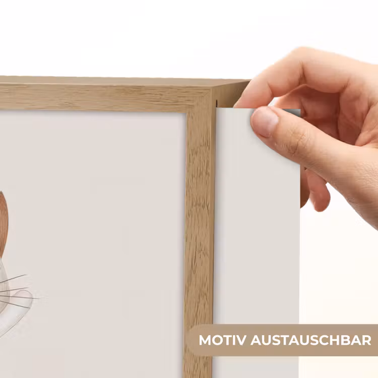 Ballerina - Kitten - Beige Light Box met batterij (Wandlamp kind) middel -USP_websiteprintDE