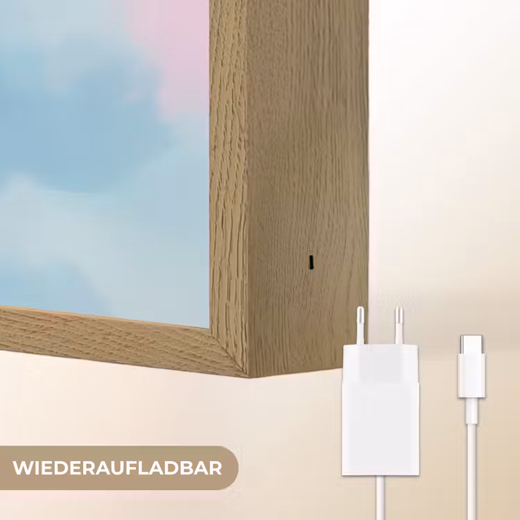 Beer - Kleurrijk - Dier Light Box met batterij (Wandlamp kind) middel -USP_websiteoplaadbaarDE
