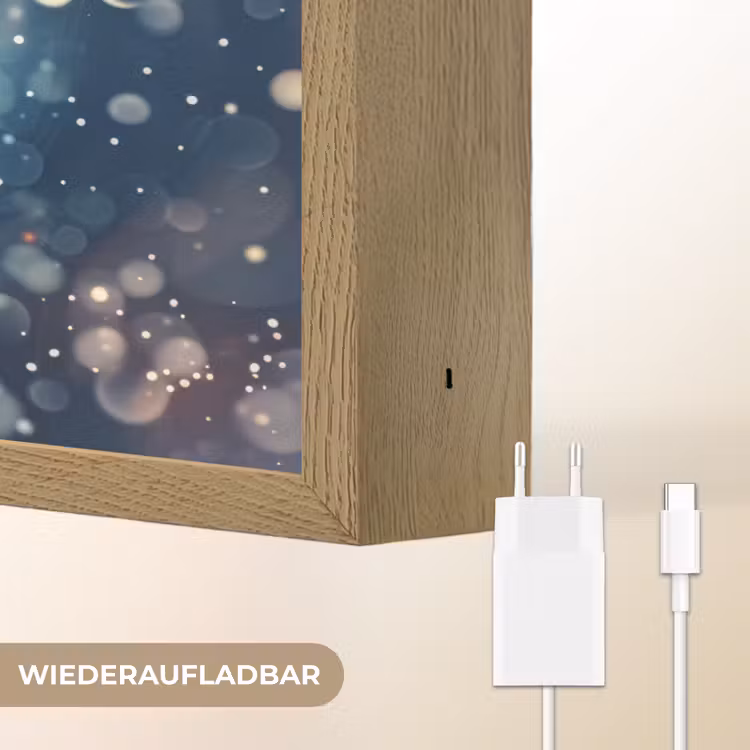 Basketbal - Vuur - Sport - Blauw - Oranje Light Box met batterij (Wandlamp kind) middel -USP_websiteoplaadbaarDE