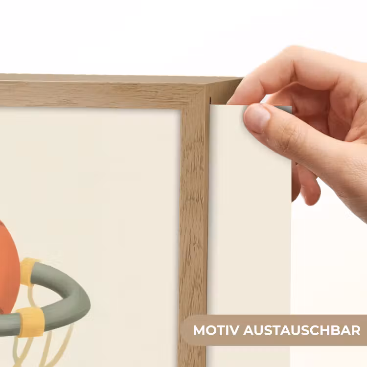 Basketbal - Net - Oranje Light Box met batterij (Wandlamp kind) middel -USP_websiteprintDE