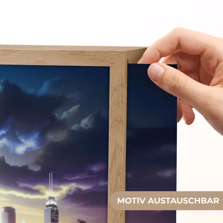 Basketbal - Sport - Basket - Stad Light Box met batterij (Wandlamp kind) middel -USP_websiteprintDE