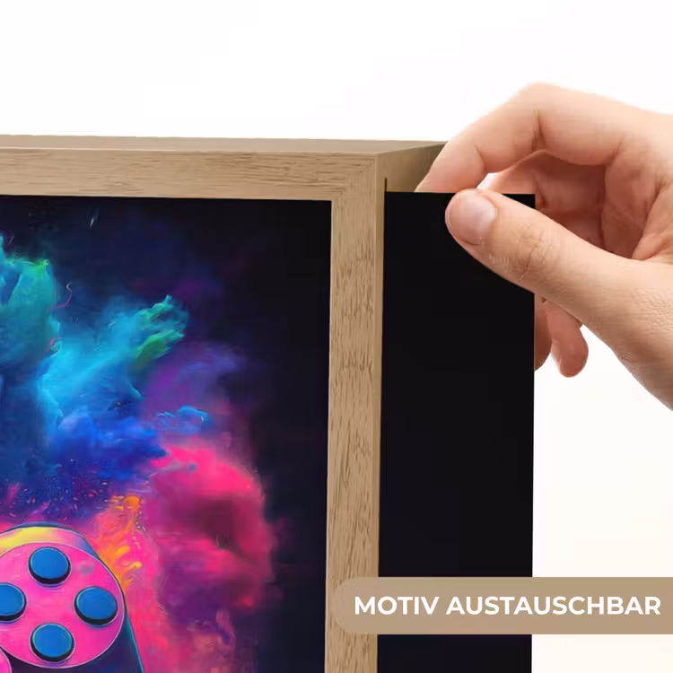 Controller - Neon - Explosie - Kleurrijk Light Box met batterij (Wandlamp kind) middel -USP_websiteprintDE